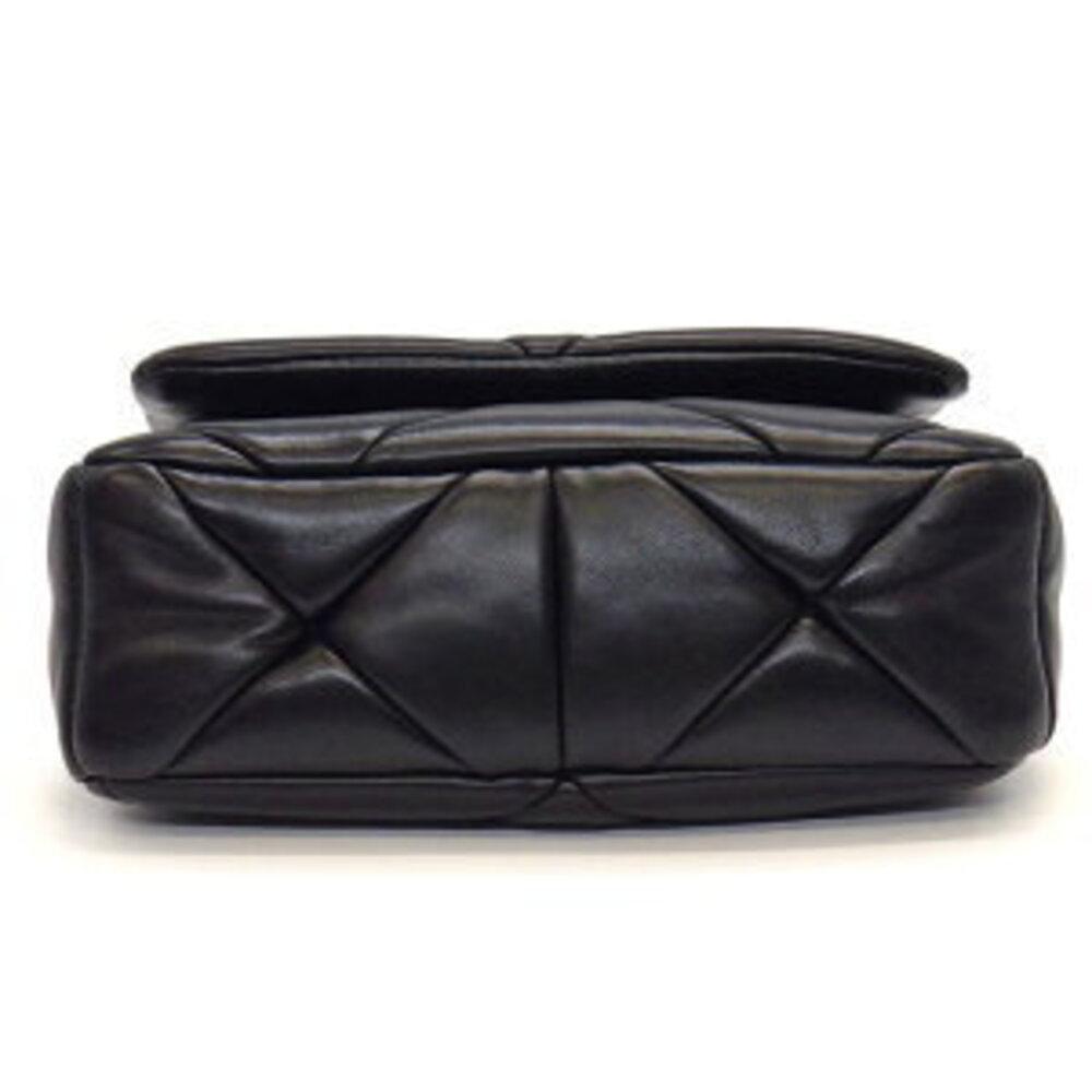 Prada Spectrum Patchwork Quilted Shoulder Bag Bla… - image 4